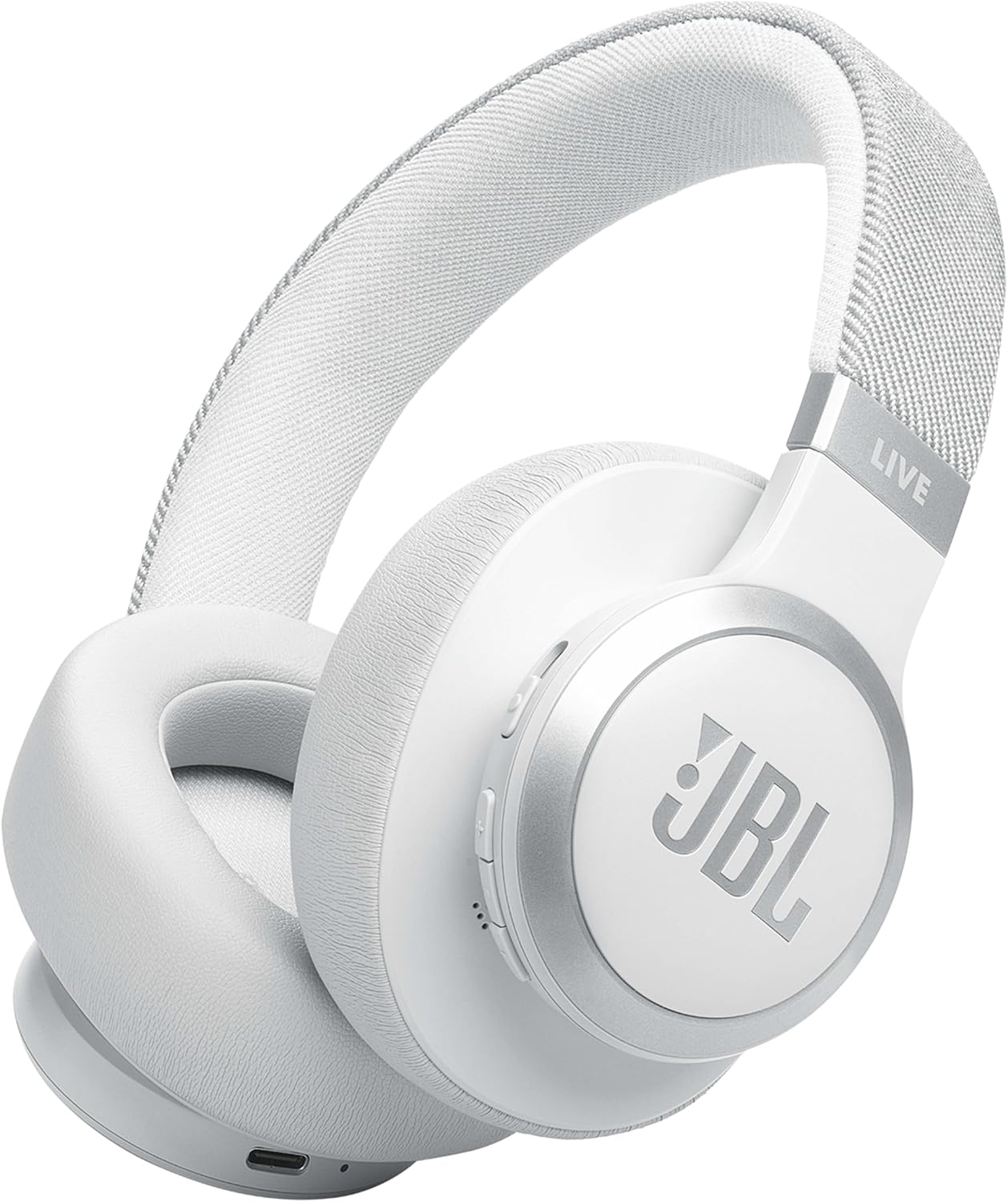 JBL LIVE 770NC Wireless Over-Ear Headphones – Adaptive Noise Cancelling, JBL Signature Sound, 70H Battery, Smart Ambient & Bluetooth 5.3, JBLLIVE770NCBLK, Black